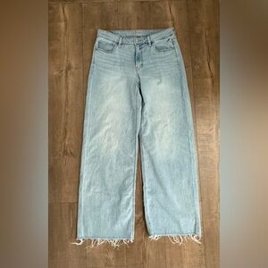 American Eagle Low Rise Baggy Wide Leg jeans